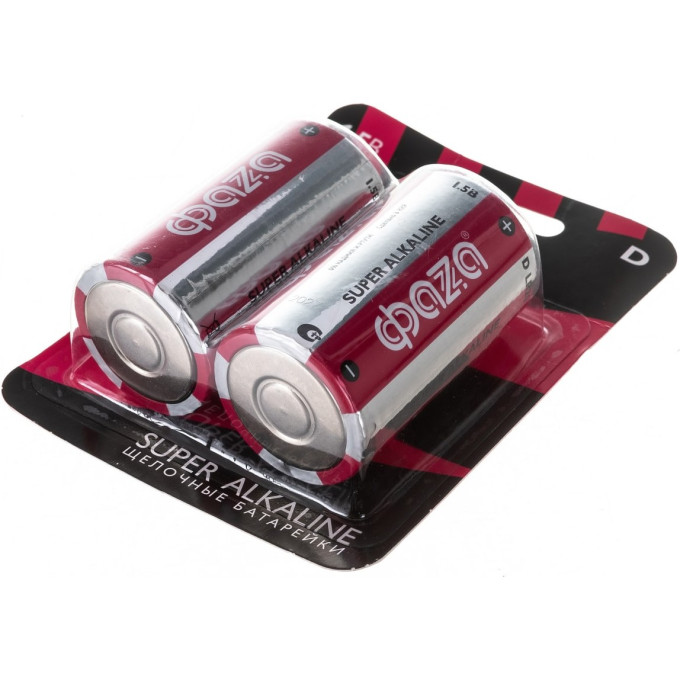 Алкалиновые элементы питания JAZZWAY ФАZА LR20 Super Alkaline BL-2 2858535