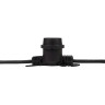 Гирлянда уличная JAZZWAY БЕЛТ-ЛАЙТ PBL-S40/L24+1.5 Black E27 IP65 24м 5058255