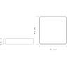 Светильник светодиодный потолочный JAZZWAY PPB SCANDIC-S 72W DIM 3000-6500K GR IP20 5037250